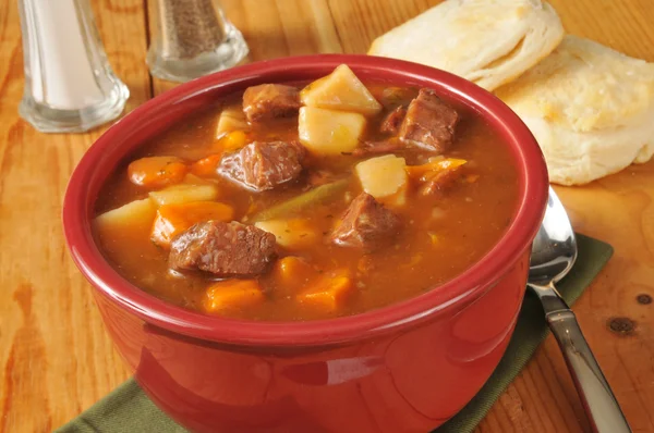 Pot roast soup — Stock Photo, Image