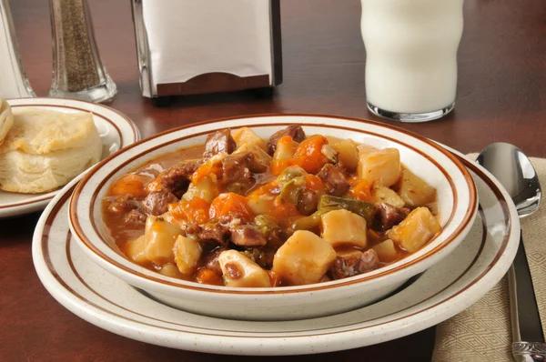 Pot roast soup — Stock Photo, Image