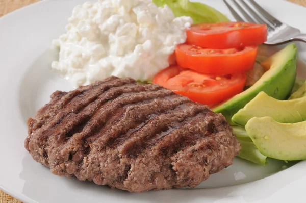 Grilled sirloin patty — Stock Photo, Image