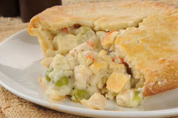 Homemade chicken pot pie — Stock Photo, Image