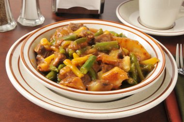 sığır eti ve patates