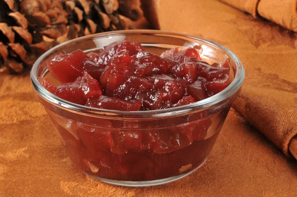 Cranberry sauce — Stock Photo, Image