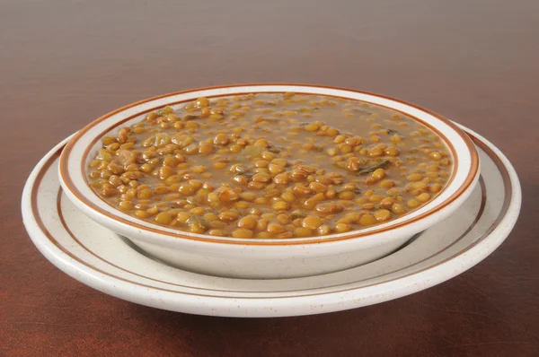 Sopa de lentilha — Fotografia de Stock