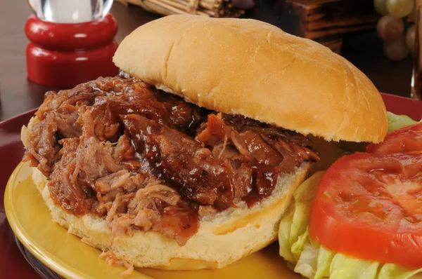 Barbecue beef sandwich — Stock Photo, Image