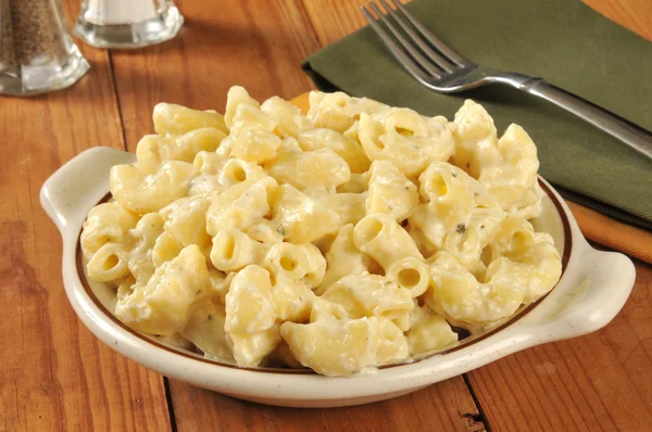 Macarrones y queso parmesano — Foto de Stock