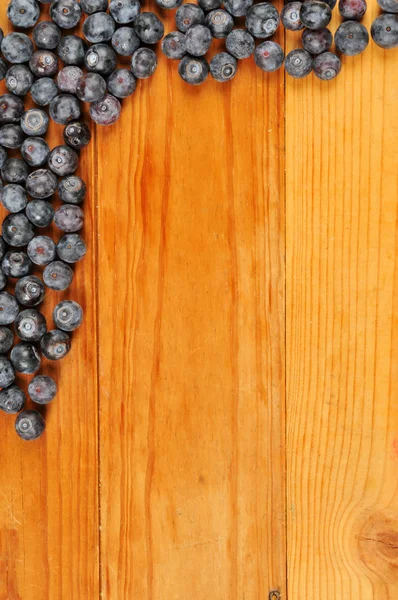 Border of blueberries — Stock Photo, Image