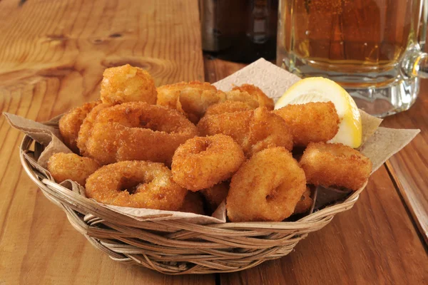 Anillos de calamares — Foto de Stock