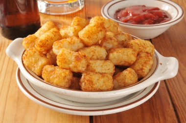 Tater tots as a bar snack clipart