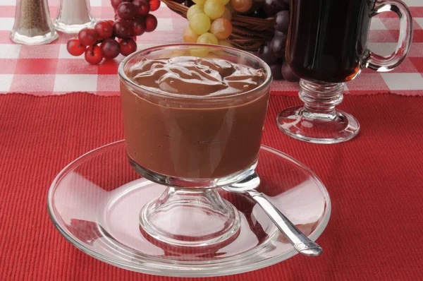 Chocolate pudding — Stock Photo, Image