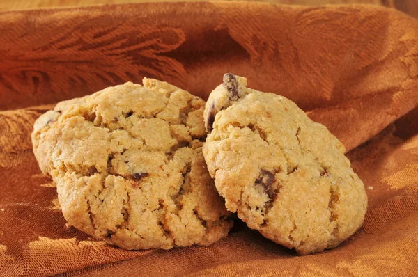 Горіхове печиво з шоколадними чіпсами — стокове фото