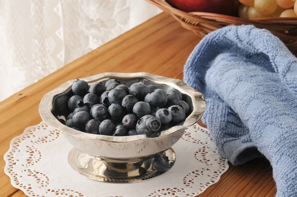 Organic blueberries — Stock Photo, Image