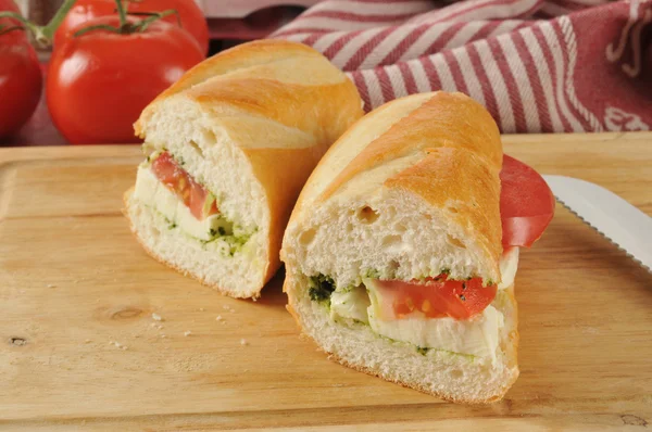 Caprese Sandwich — Stock Photo, Image