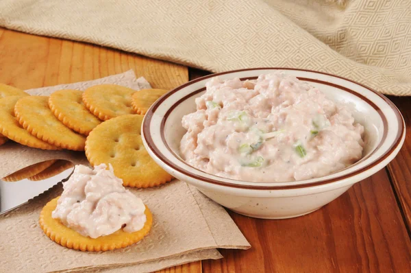 Ham salad appetizer — Stock Photo, Image