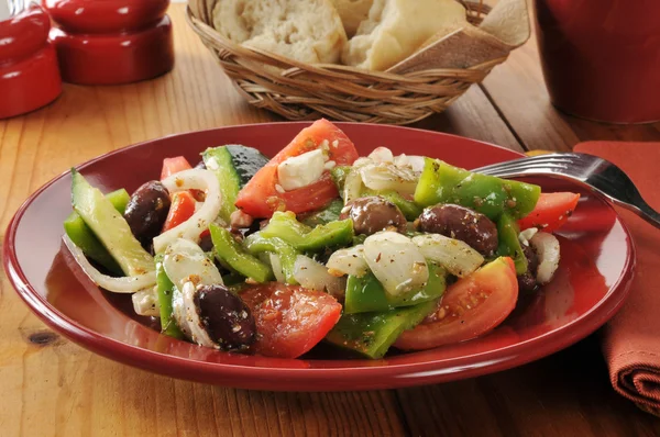 Greek salad — Stock Photo, Image