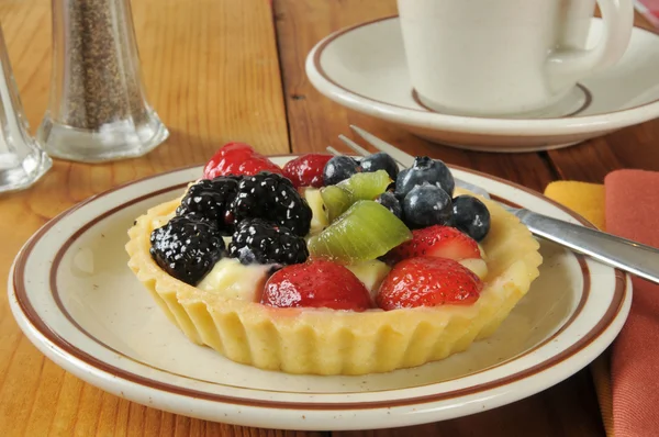 Gourmet fruit tart — Stock Photo, Image