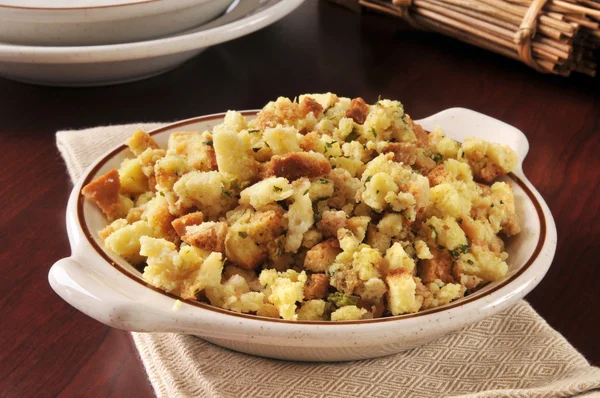 Corn bread stuffing — Stock Photo, Image