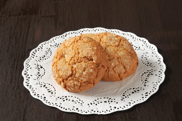 Bir bardak altlığı peçete kurabiyeleri — Stok fotoğraf