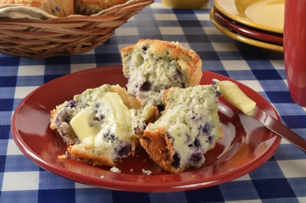 Bolinho de mirtilo — Fotografia de Stock