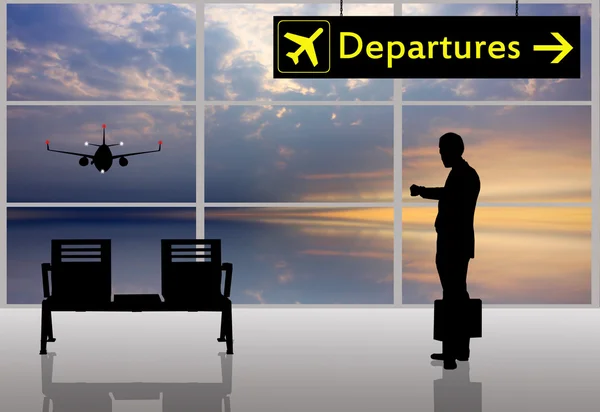 Airport scene — Stock Photo, Image