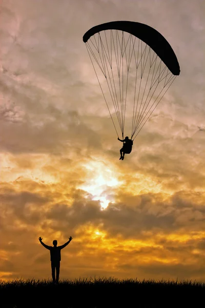 Paragliding — Stock fotografie