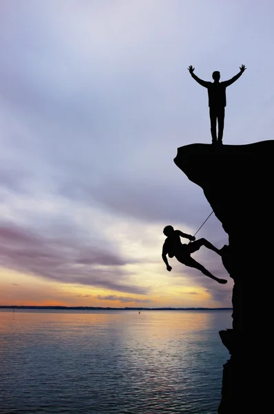 Escalada livre — Fotografia de Stock