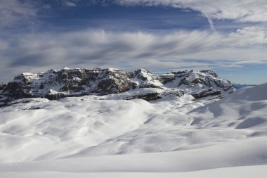 Dolomites in winter