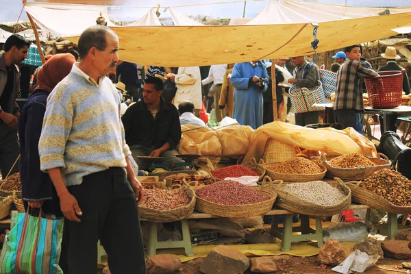 Mercado em Marrocos — Fotografia de Stock