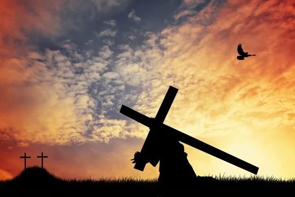 ᐈ Jesus carrying a cross stock pictures, Royalty Free jesus carrying cross images | download on Depositphotos®