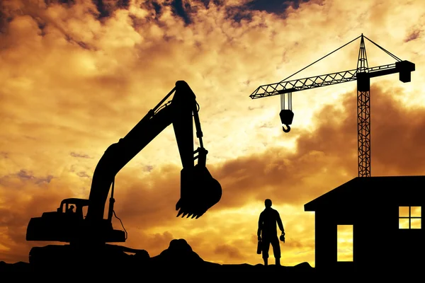 Worker construction — Stock Photo, Image
