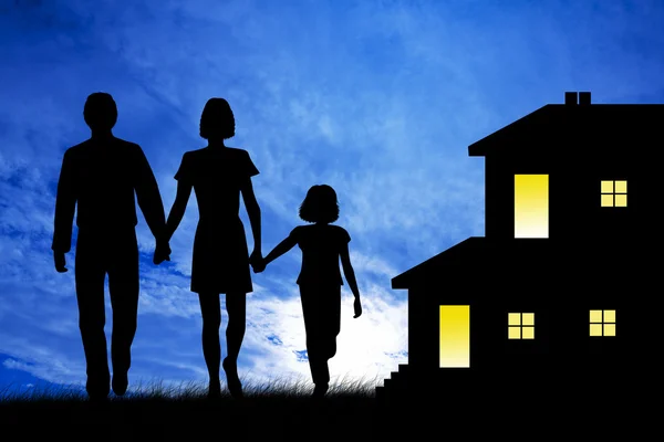 Family home — Stock Photo, Image