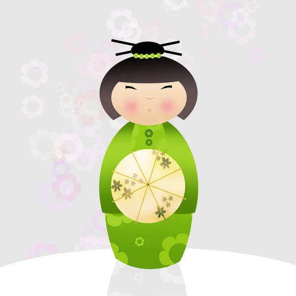 Kokeshi-Puppe — Stockfoto