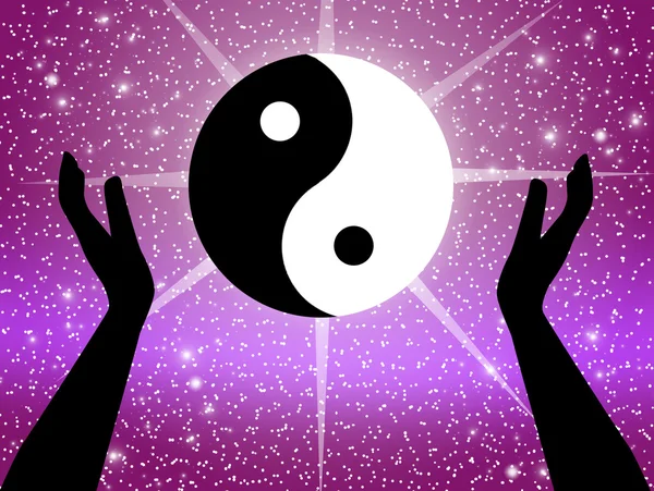 Yin yang — Stock Photo, Image