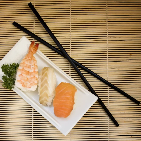 Assiette sushi — Photo