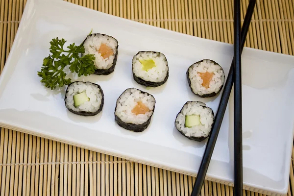 Sushi plaat — Stockfoto
