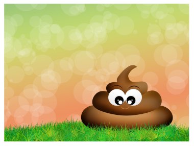 Stinky poop clipart