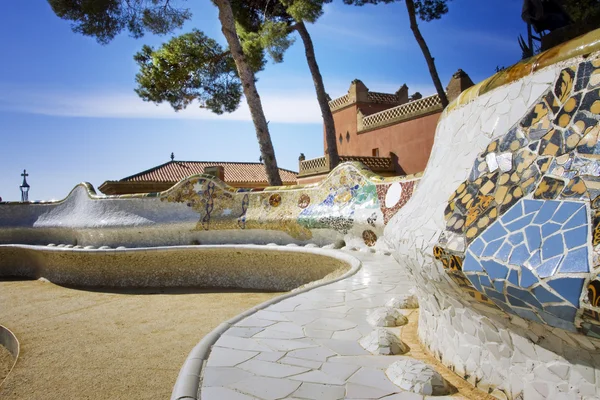 Parc Güell, barcelona — Stockfoto