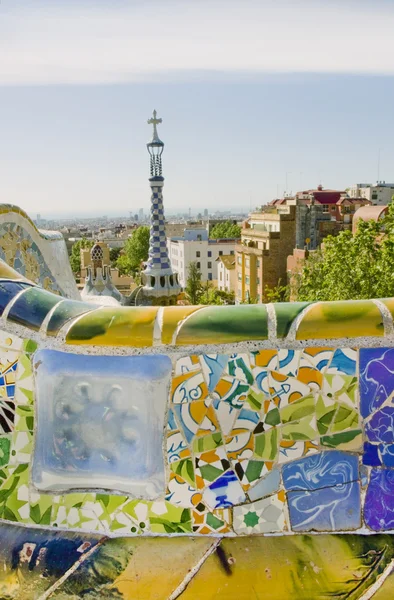 Barcelona gaudi - park guell — Stockfoto