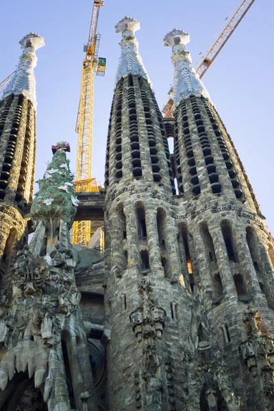 Sagrada Familia w Barcelonie, Hiszpania — Zdjęcie stockowe