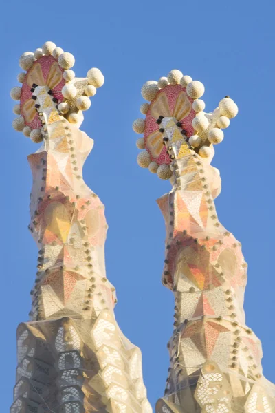 Sagrada Familia w Barcelonie, Hiszpania — Zdjęcie stockowe