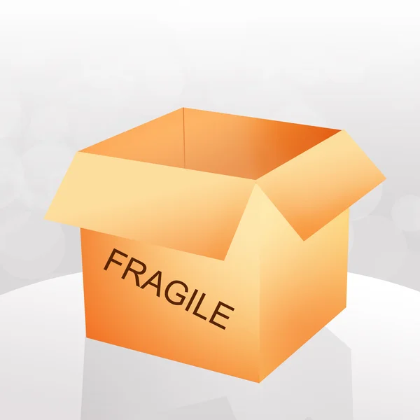 Scatola fragile — Foto Stock