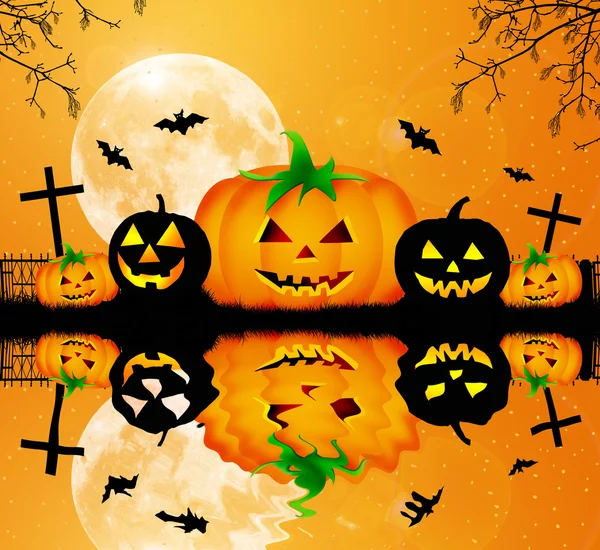 Zucca di Halloween — Foto Stock