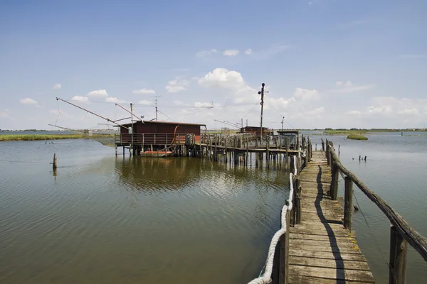 Fischerhütten — Stockfoto