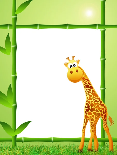 Desenhos animados de girafa — Fotografia de Stock