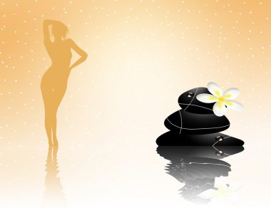 Zen taş spa için