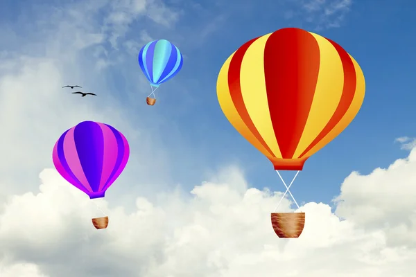 Hot air balloons — Stock Photo, Image