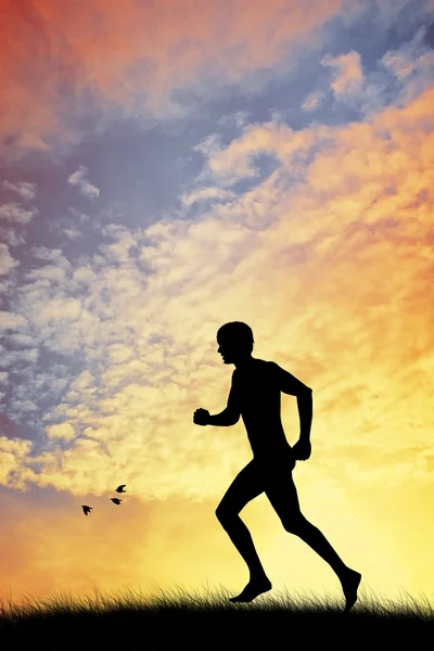 Hombre corriendo — Foto de Stock