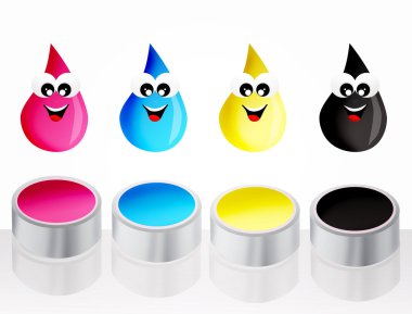 mürekkep damlaları simgesi