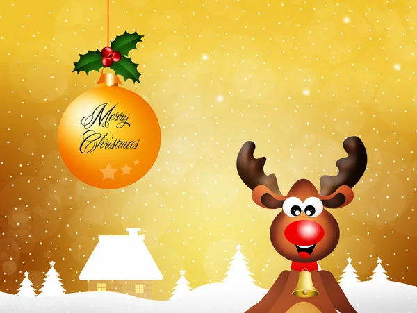 Reindeer cartoon — Stock Photo, Image