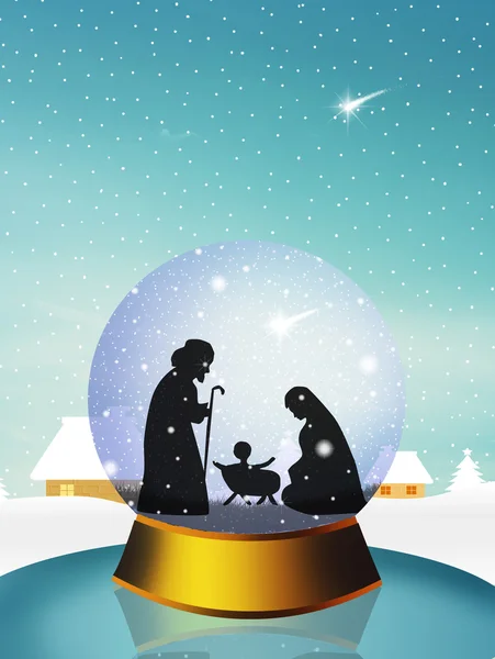 Christmas Nativity Scene — Stock Photo, Image
