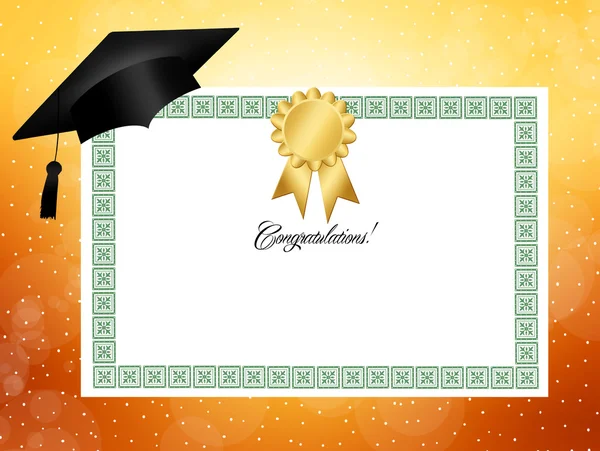 Diploma de — Fotografia de Stock